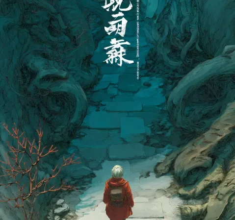 漫友在安静环境中翻阅漫画，配以常见问题说明